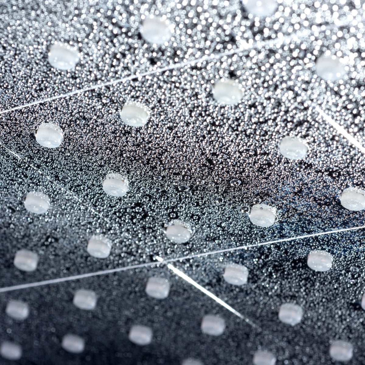 PULSE ShowerSpas Shower System - AquaPower ShowerSpa - Soft tips on the oversized showerhead - closeup view - 1054 - Vital Hydrotherapy