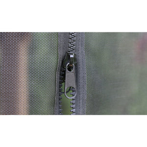 Yardistry 11' x 13' Carolina Pavilion Mosquito Mesh Kit YM11780COM  - Easy-glide Tracks for Opening and Closing the Mesh - Post Mounted Ties - Full-length Zippers - Vital Hydrotherapy