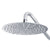 PULSE ShowerSpas Stainless Steel Shower Head - Island Falls 250mm - Matte Stainless steel - Super thin profile with robotic laser-welded leading edge - with Soft, durable silicone spray tips and Swivel brass ball joint - 2001-250 - Vital Hydrotherapy