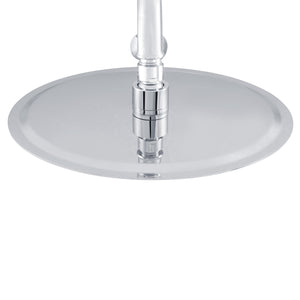 PULSE ShowerSpas Stainless Steel Shower Head - Island Falls 250mm - Polished Stainless steel - Super thin profile with robotic laser-welded leading edge - with Swivel brass ball joint - 2001-250 - Vital Hydrotherapy