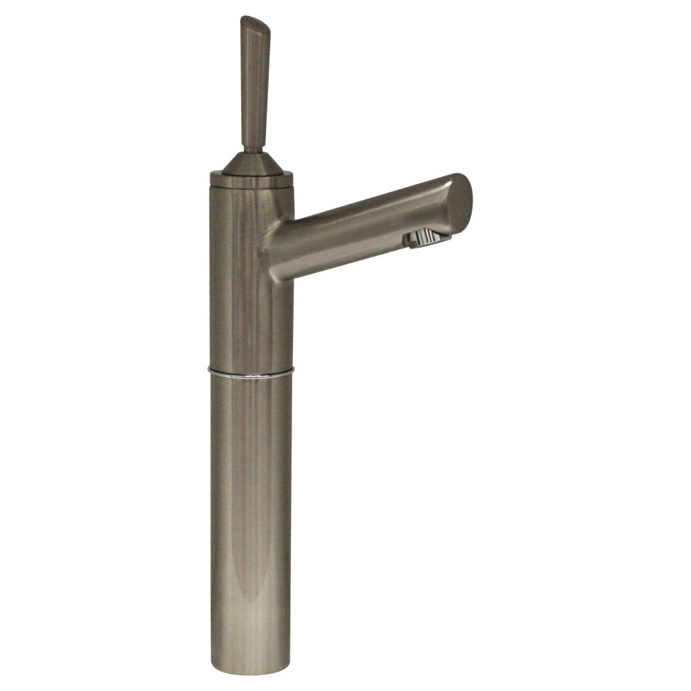 Whitehaus Centurion Single Hole Stick Handle Elevated Lavatory Faucet with 7" Extension and Short Spout 3-3345 - Vital Hydrotherapy