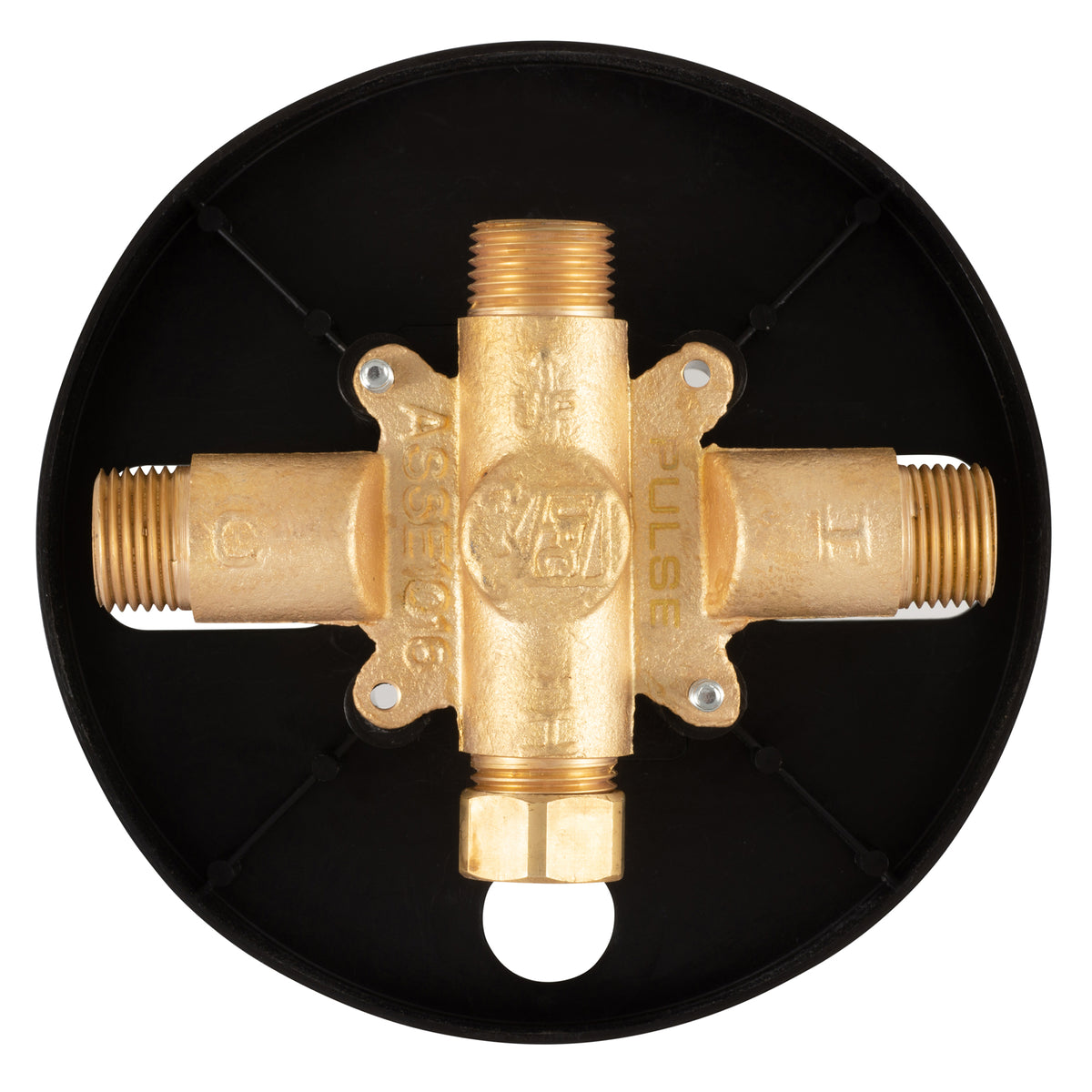 PULSE ShowerSpas Tru-Temp Pressure Balance 1/2" Rough-In Valve with Trim Kit 3003-RIV-PB - Vital Hydrotherapy