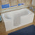 Meditub 30 x 60 White Step-In Bathtub - High-grade marine fiberglass with acrylic coating - White Finish and color matching trim - Inward swinging door - Left side drain - with 7 in. Threshold, built-in grab bar - Air Jetted - Lifestyle - 3060SI - Vital Hydrotherapy