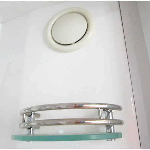 Mesa 801A Corner Steam Shower storage rack