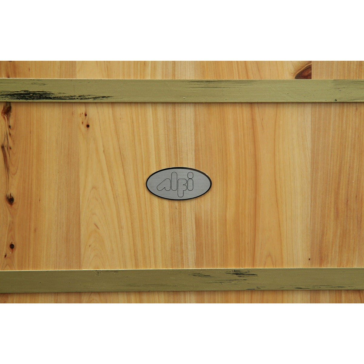 ALFI AB1136 61" Free Standing Cedar Wooden Bathtub - shows brand ALFI