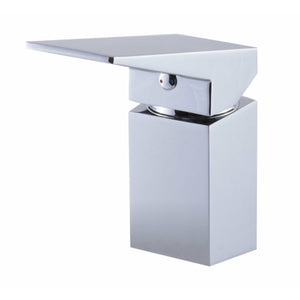 ALFI AB2464 Deck Mounted Tub Filler solid brass construction polished chrome in a white background