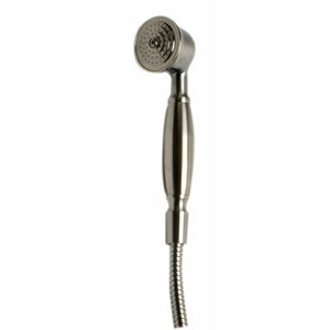 ALFI AB2553 hand held showerhead brushed nickel solid brass construction in a white background