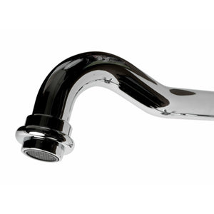 ALFI AB2553 tub filler spout Polished Chrome solid brass construction in a white background