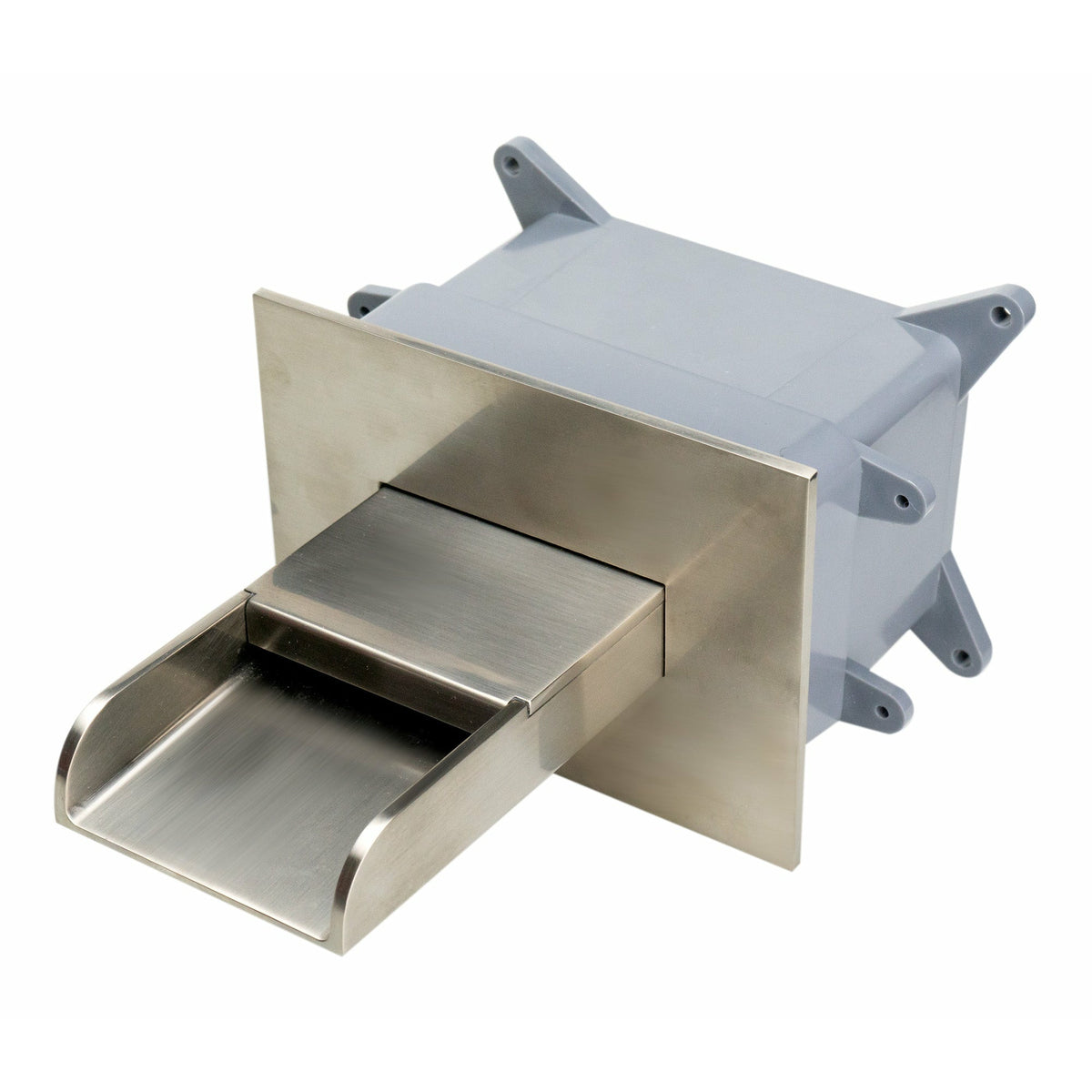 ALFI AB5901 Waterfall Tub Filler, Single Handle Wall Mounted Tub Spout with rough-in valve in a white background