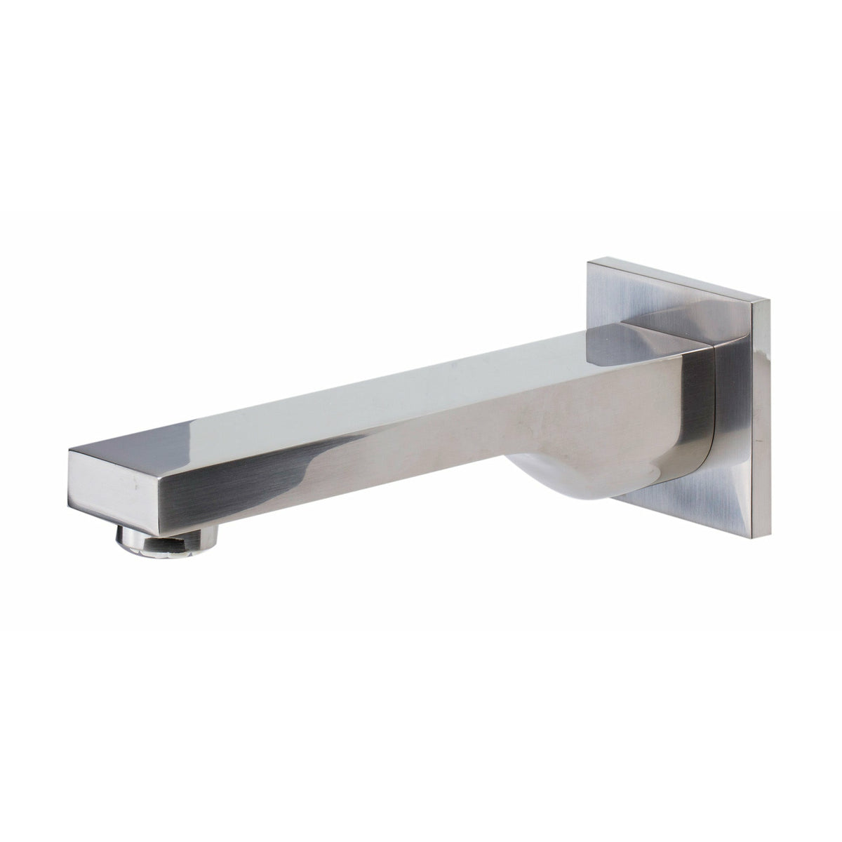 ALFI AB9201 Wall mounted Tub Filler Bathroom Spout, Solid brass construction coated with a Polished Chrome finish in a white background