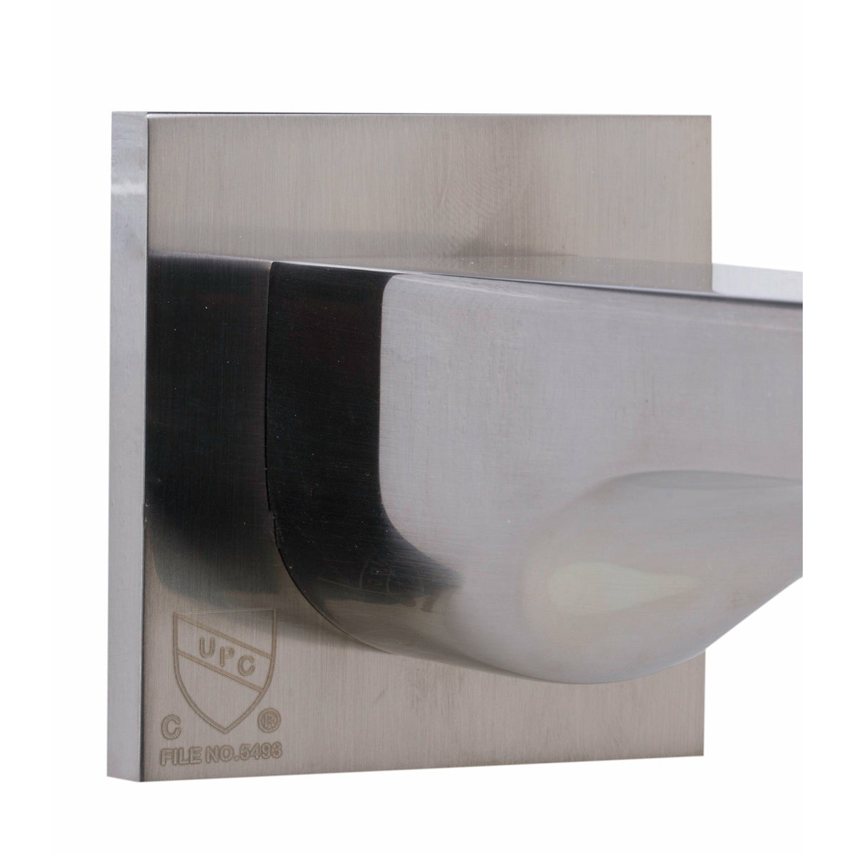 ALFI AB9201 Wall mounted Tub Filler Bathroom Spout decorative plate in a white background