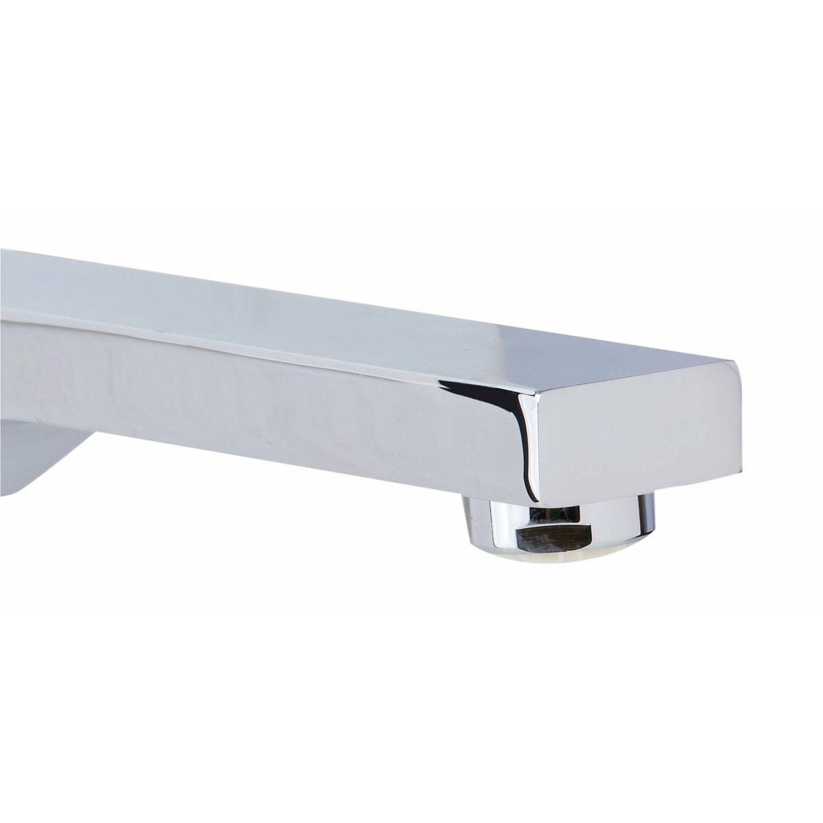 ALFI AB9201 Wall mounted Tub Filler Bathroom Spout, Solid brass construction coated with a Polished Chrome finish in a white background