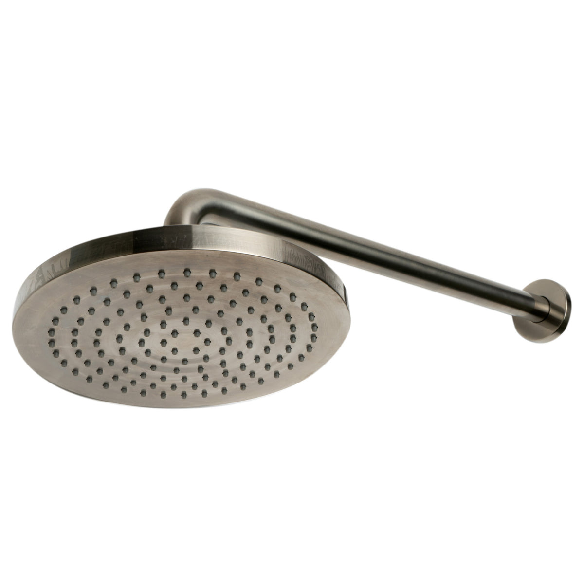 ALFI Round Style 2 Way Thermostatic Shower Set - Rain Showerhead in Brushed Nickel - Wall Mounted - AB2545 - Vital Hydrotherapy