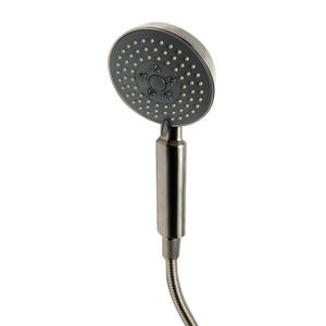 ALFI Round Style 2 Way Thermostatic Shower Set - Handheld Showerhead in Brushed Nickel - Wall Mounted - AB2545 - Vital Hydrotherapy