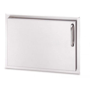 AOG 14x20 Inch Stainless Steel Single Storage Door - Stainless steel tubular handles - Left handle - 14-20-SSD - Vital Hydrotherapy