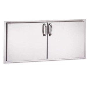 AOG 16x39 Inch Stainless Steel Double Door - Stainless Steel Tubular Handles - 16-39-SSD - Vital Hydrotherapy