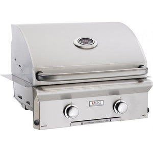 American Outdoor Grill 24-inch "L" Series Built-in Grill Only - Commercial-grade 300 Series Stainless Steel - Solid Brass Valves - Analog Heat Indicator/ Thermometer - 24NBL-00SP - Vital Hydrotherapy
