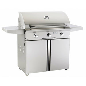 American Outdoor Grill 36-inch “L” Series Portable Propane Grill - Solid Brass Valves - Heat Indicator/ Thermometer - Rounded Hood and Contoured Face - 36PCL-00SP - Vital Hydrotherapy
