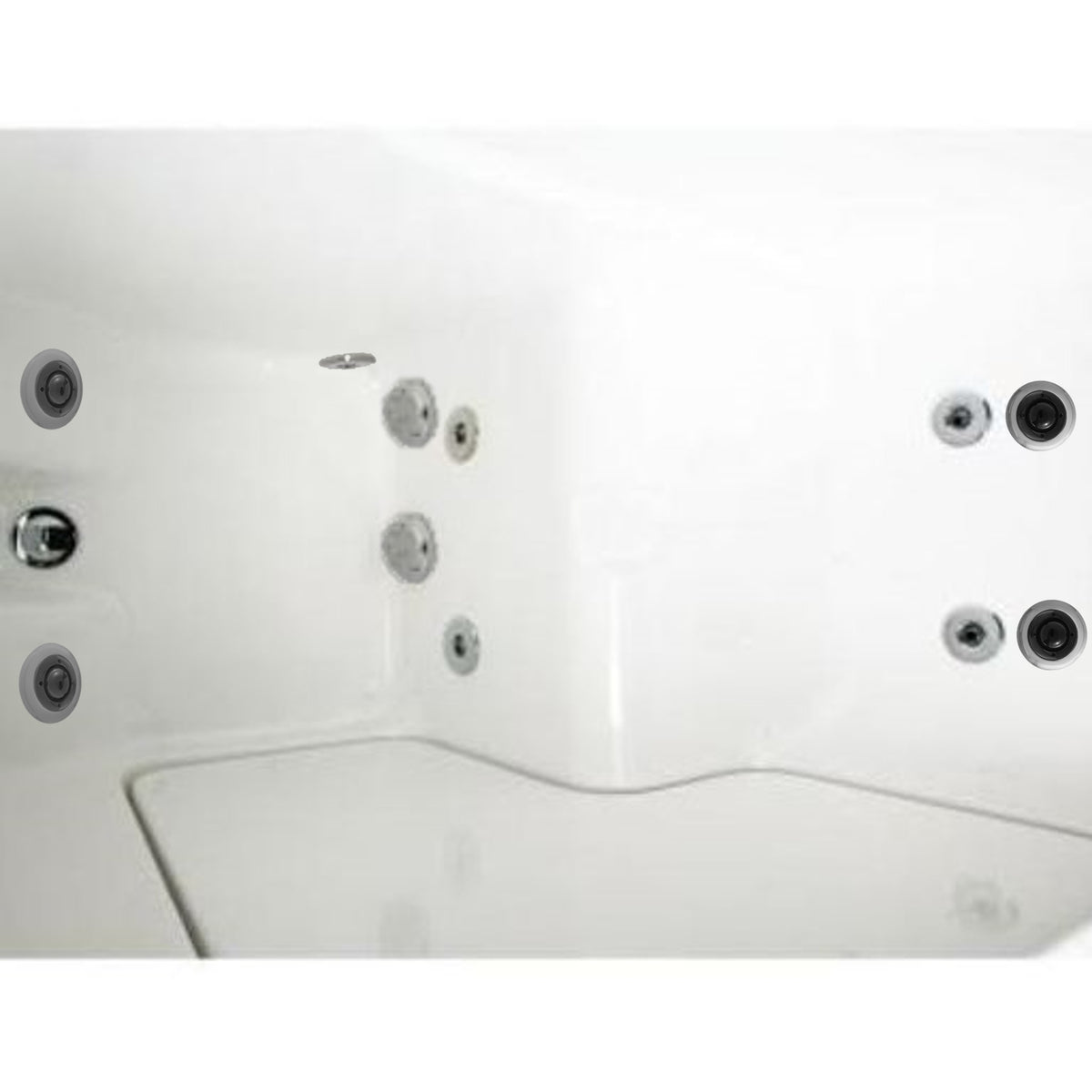 Hydro and vibration jets with microbubbles - vital hydrotherapy