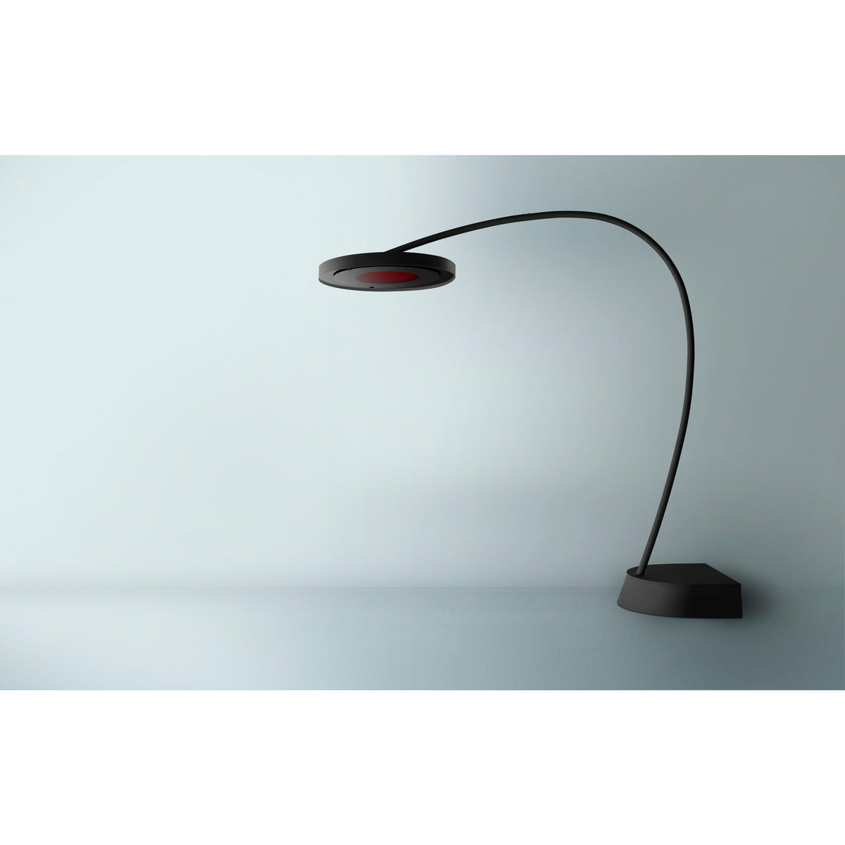 3300W Eclipse Smart-Heat Electric Portable Heater with Dimmer Control steel material in a plain background