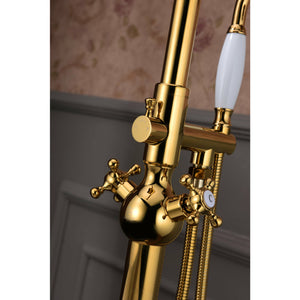 Solid Brass Valves (Gold) - Vital Hydrotherapy
