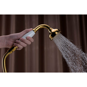 Hand Shower in Gold - Vital Hydrotherapy