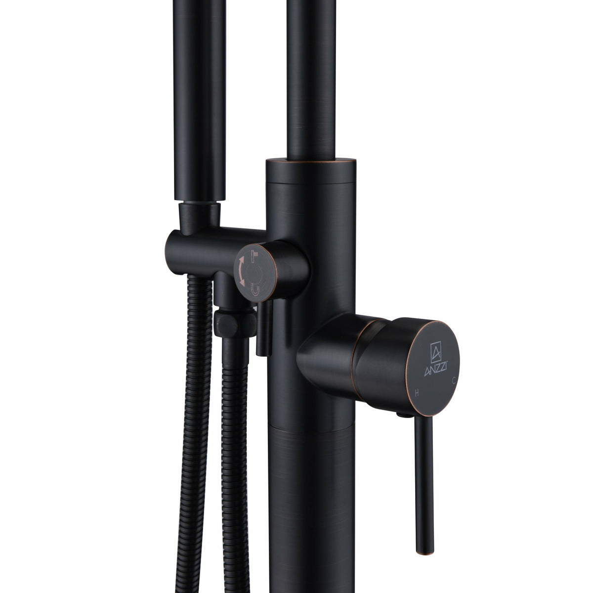 Solid Brass Valve (Matte Black) - Vital Hydrotherapy
