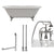 Cambridge Plumbing 60-Inch Double Ended Cast Iron Soaking Clawfoot Tub (Porcelain interior and white paint exterior)  and Complete Plumbing Package - ball and claw feet (Brushed nickel) DE60-463D-6-PKG-7DH - Vital Hydrotherapy