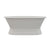 Cambridge Plumbing 60-Inch Cast Iron Pedestal Soaking Tub (Porcelain interior and painted exterior) with no Faucet Holes DE60-PED-NH - Vital Hydrotherapy