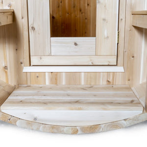 Dundalk Canadian Timber Serenity 2 to 4 person Eastern White Cedar Sauna CTC2245W - Vital Hydrotherapy