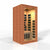 Dynamic Avila 1-2-person Low EMF (Under 8MG) FAR Infrared Sauna (Canadian Hemlock) DYN-6103-01 - Vital Hydrotherapy - PureTech™ Near Zero EMF - FAR IR Carbon Panels - Natural Reforested Canadian Hemlock wood construction - Clear Tempered glass door and with side Windows - Interior Chromotherapy Color Lighting System - Interior LED control panels - Bluetooth and MP3 auxiliary connection with built in speakers - Vital Hydrotherapy