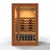 Dynamic Cardoba 2-Person Full Spectrum Near Zero EMF (Under 2MG) FAR Infrared Sauna (Canadian Hemlock) DYN-6203-02 FS - Full 2 person capacity - PureTech™ Near Zero EMF - FAR IR Carbon Panels - Natural Reforested Canadian Hemlock wood construction - Clear Tempered glass door and with side Windows - Interior Chromotherapy Color Lighting System - Interior LED control panels - Bluetooth and MP3 auxiliary connection with built in speakers - Vital Hydrotherapy
