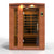 Dynamic Lugano 3-person Low EMF (Under 8MG) FAR Infrared Sauna (Canadian Hemlock) DYN-6336-02 - Carbon PureTech™ Ultra Low EMF Heat Emitters - Natural hemlock wood construction - Interior and exterior LED control panel - Tempered glass door - Interior reading/chromotherapy lighting system - Vital Hydrotherapy