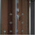 Platinum Steam Shower-Brown clear glass on all sides brown back panel with 6 acupressure body jets and dual seats -2 person