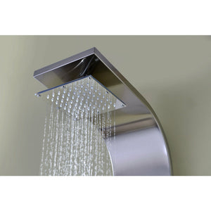 Anzzi Swiveling Heavy Rain Shower Head in Brushed Steel SP-AZ022 - Vital Hydrotherapy