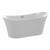 Anzzi Eft Series 5.58 ft. Freestanding Bathtub in Marine Grade Acrylic High Gloss White Finish FT-AZ096 - Vital Hydrotherapy