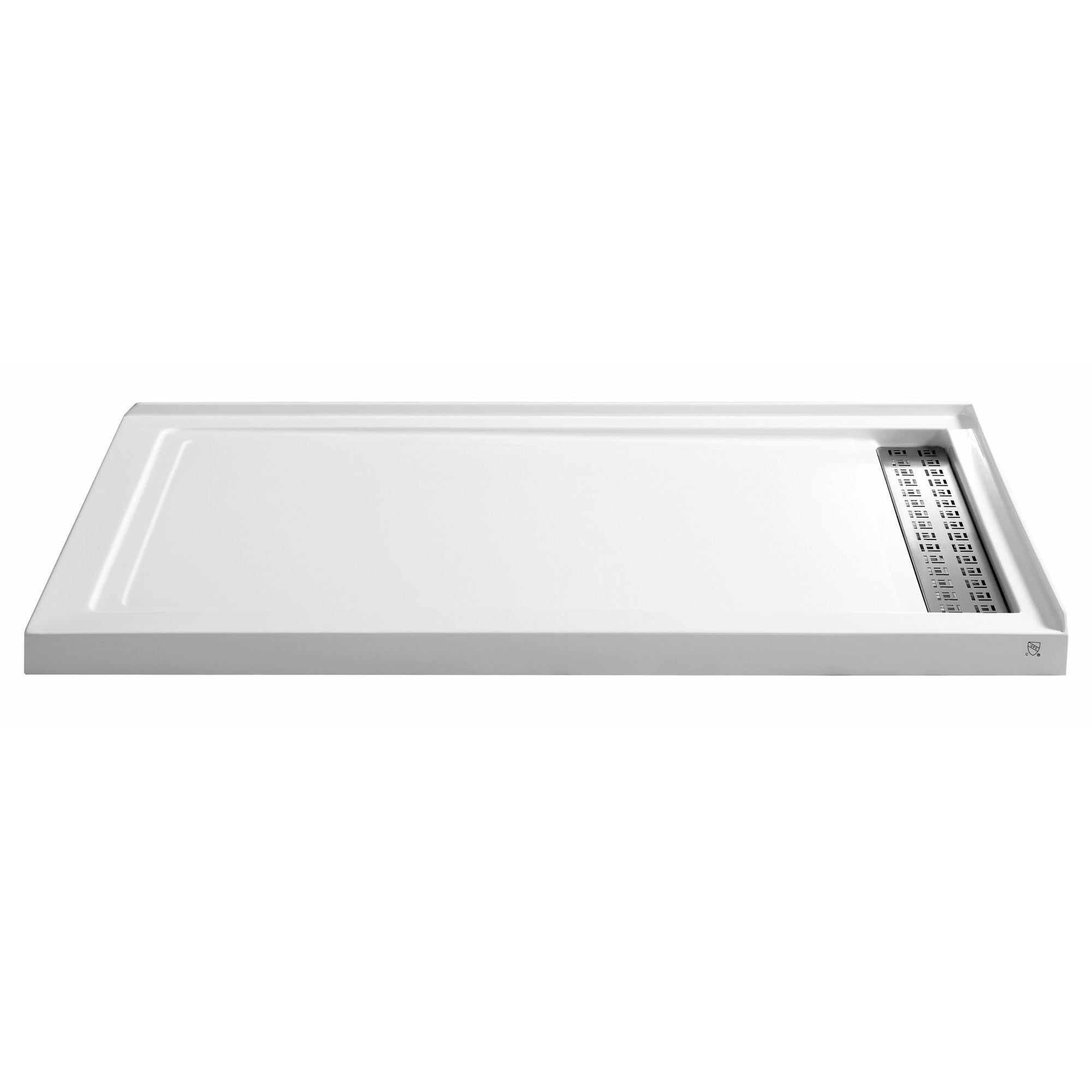 Anzzi Field Series 60 in. x 36 in. Shower Base in Marine Grade Acrylic in Bright and Vibrant White Finish - Rectangular Shape - SB-AZ012WR - Vital Hydrotherapy