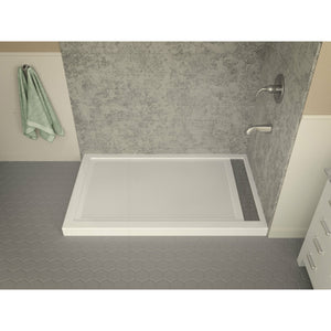 Anzzi Field Series 60 in. x 36 in. Shower Base in Marine Grade Acrylic in Bright and Vibrant White Finish - Rectangular Shape - SB-AZ012WR - Lifestyle - Vital Hydrotherapy