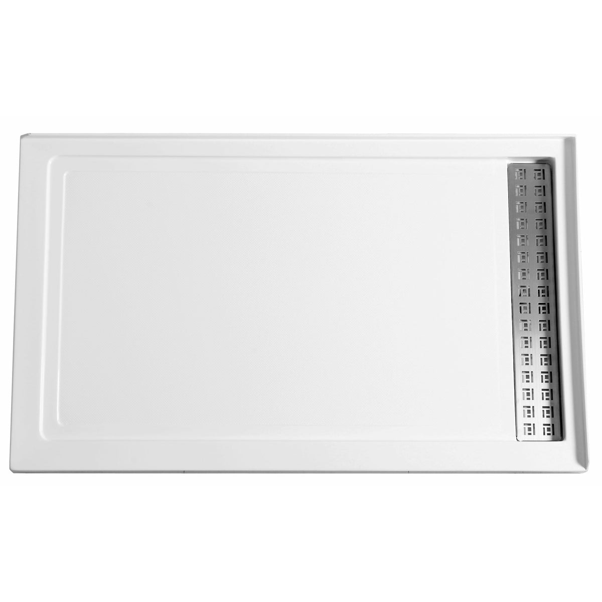 Anzzi Field Series 60 in. x 36 in. Shower Base in Marine Grade Acrylic in Bright and Vibrant White Finish - Rectangular Shape - SB-AZ012WR - Vital Hydrotherapy
