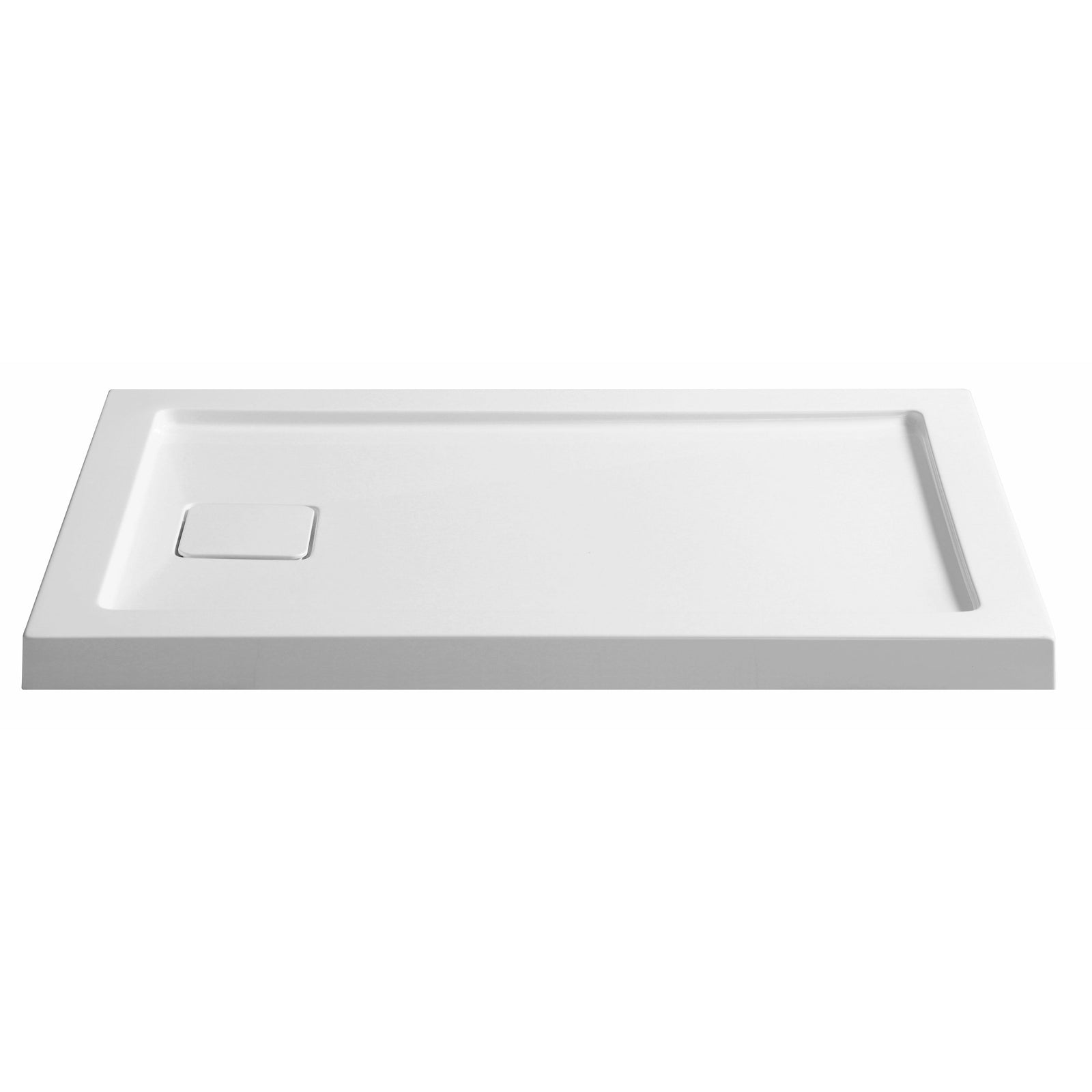 Anzzi Forum Series 48 in. x 32 in. Shower Base in Marine Grade Acrylic in Bright and Vibrant White Finish - Rectangular Shape - SB-AZ015WV - Vital Hydrotherapy