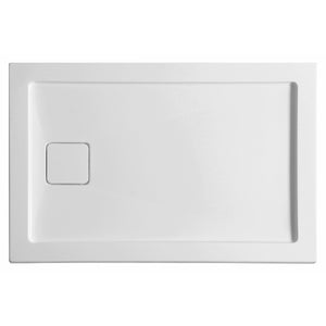 Anzzi Forum Series 48 in. x 32 in. Shower Base in Marine Grade Acrylic in Bright and Vibrant White Finish - Rectangular Shape - SB-AZ015WV - Vital Hydrotherapy