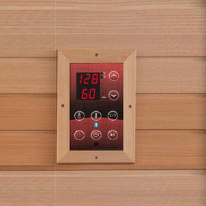 Infrared Sauna Dynamic Llumeneres control panel
