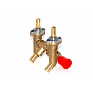 MHP Natural Gas Dual Gas Valve Assembly For WNK - #49 ORIF GGVLV32 - Brass Construction - Includes Natural Gas Orifices - Vital Hydrotherapy
