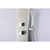 Anzzi Govenor 64 Inch Full Body Shower Panel with Heavy Rain Shower Head with Cascading Waterfall, Two Directional Acu-stream Body Jets, Two Shower Control Knobs and Euro-grip Free Range Hand Sprayer in Brushed Steel SP-AZ8093 - Vital Hydrotherapy