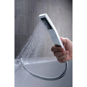 Extendable Euro-grip Handheld Sprayer - Chrome Finish Housing a Solid Brass Interior - Vital Hydrotherapy