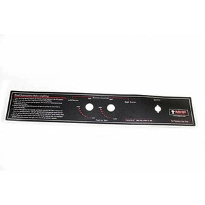 MHP Control Panel Sticker for JNR Grills HHCPLBLE - Vital Hydrotherapy