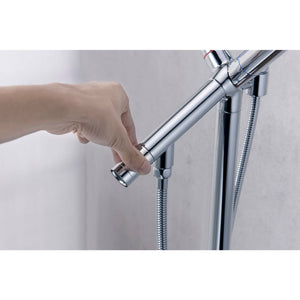 Anzzi Havasu 2-Handle Claw Foot Tub Faucet with Hand Shower (Polished Chrome) - Solid Brass - FS-AZ0042 - Vital Hydrotherapy