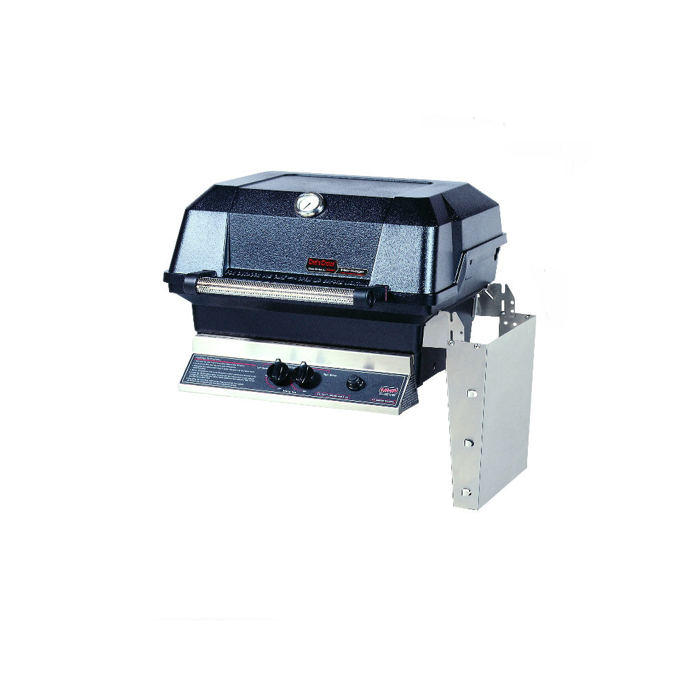 MHP Cast Aluminum Gas Grill Head with Stainless Steel Shelf and Electric Ignition JNR4DD-P - 1/4" Stainless Steel Cooking Grids - Stainless Steel Warming Rack - Sta-Kool Stainless Steel Handle - Built-in Heat Indicator - Vital Hydrotherapy