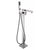 Anzzi Khone 2-Handle Claw Foot Tub Faucet with Hand Shower (Brushed Nickel) - Solid Brass Valves - FS-AZ0037 - Vital Hydrotherapy