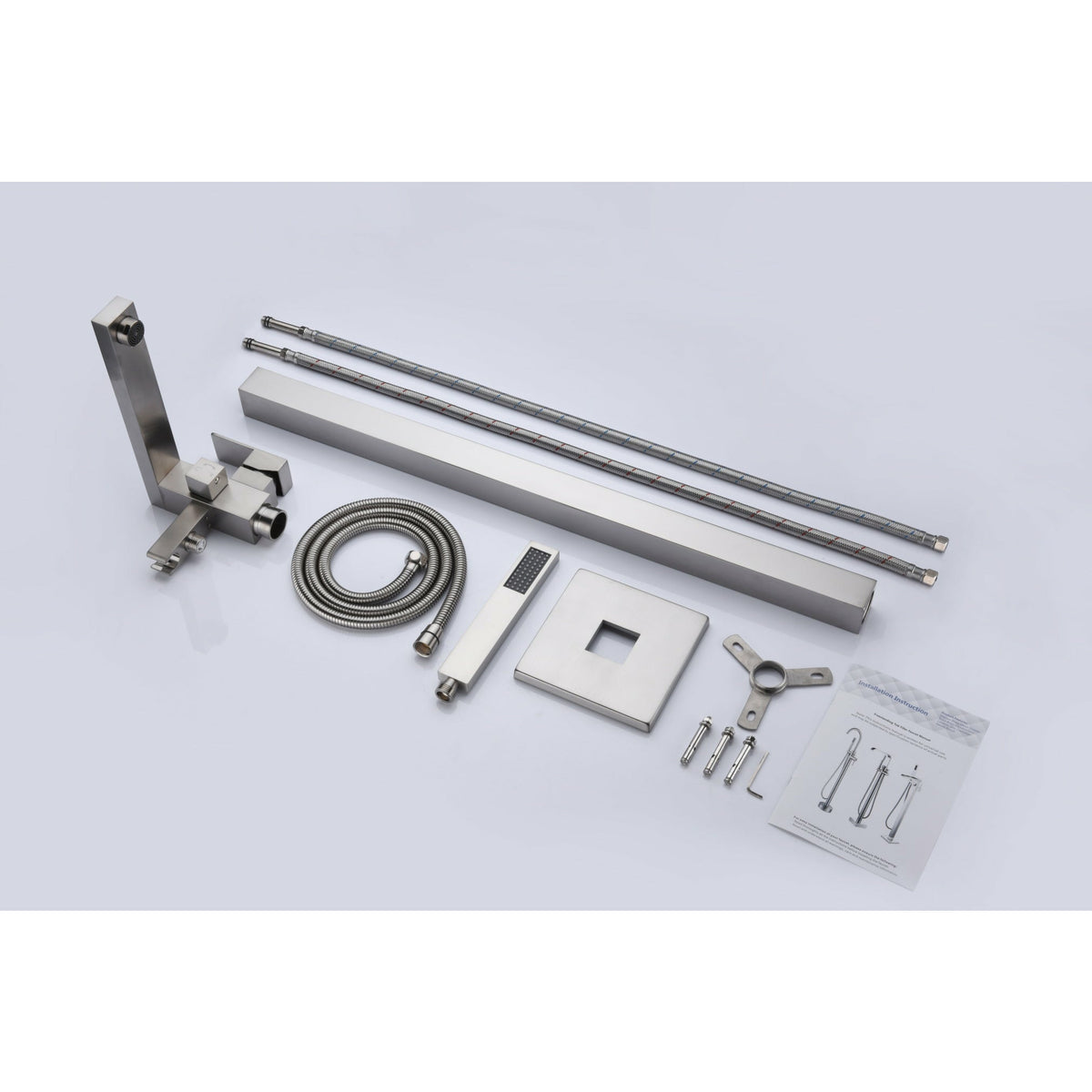 Anzzi Khone 2-Handle Claw Foot Tub Faucet with Hand Shower (Brushed Nickel) Parts - FS-AZ0037 - Lifestyle - Vital Hydrotherapy